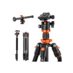 K&F Concept Professional Video Tripod with Ball Head BH-28L+Universal Central Axis (KF09.087V6)