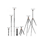 K&F Concept Professional Video Tripod with Ball Head BH-28L+Universal Central Axis (KF09.087V6)