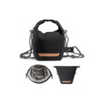 K&F Concept Small Camera Sling Bag Lightweight Crossbody & Inner Liner Camera Bag Black (KF13.168V2)