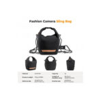 K&F Concept Small Camera Sling Bag Lightweight Crossbody & Inner Liner Camera Bag Black (KF13.168V2)