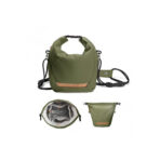 K&F Concept Small Lightweight Bag Crossbody & Inner Liner Camera Bag for Protection and Versatility U11 Green (KF13.168V3)