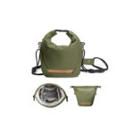 K&F Concept Small Lightweight Bag Crossbody & Inner Liner Camera Bag for Protection and Versatility U11 Green (KF13.168V3)