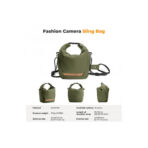 K&F Concept Small Lightweight Bag Crossbody & Inner Liner Camera Bag for Protection and Versatility U11 Green (KF13.168V3)