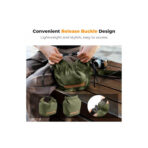 K&F Concept Small Lightweight Bag Crossbody & Inner Liner Camera Bag for Protection and Versatility U11 Green (KF13.168V3)
