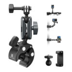 K&F Concept Super Clamp 360° Dual Ball Head Camera Mount Handlebar (KF31.204)