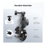 K&F Concept Super Clamp 360° Dual Ball Head Camera Mount Handlebar (KF31.204)