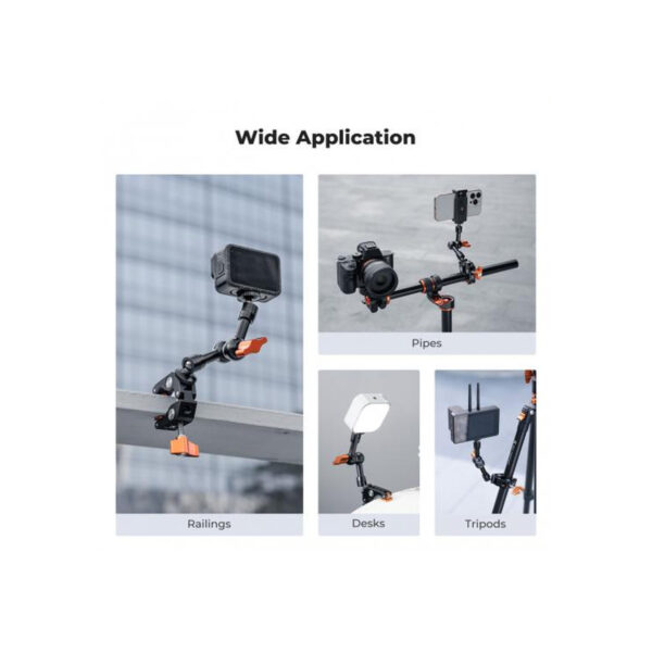 K&F Concept Super Crab Clamp Camera Mount Rotatable 1/4" 3/8" (KF31.218)