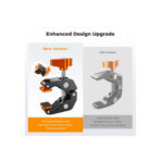 K&F Concept Super Crab Clamp Camera Mount Rotatable 1/4" 3/8" (KF31.218)