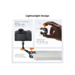 K&F Concept Super Crab Clamp Camera Mount Rotatable 1/4" 3/8" (KF31.218)