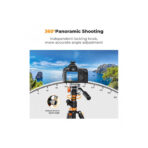 K&F Concept Video Fluid Head Tripod Head Max Load 11lb/5kg,Silky-Smooth, Stable Tripod Fluid Head for pan and tilt,Arca Swiss-Compatible Fluid Head Mount (KF31.087)
