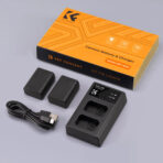 K&F Concept Sony FW-50 Battery Kit – 2 Batteries and Dual Charger (KF28.0015)