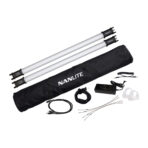 Nanlite PavoTube 15C 77cm RGBW LED Tube with Internal Battery 2 Light Kit