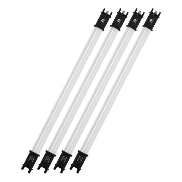 Nanlite PavoTube 15C 77cm RGBW LED Tube with Internal Battery 4 Light Kit