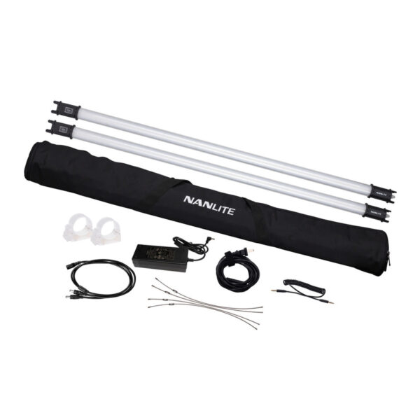 Nanlite PavoTube 30C 120cm RGBW LED Tube with Internal Battery 2 Light Kit