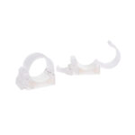 Nanlite PavoTube Transparent Polycarbonate T12 LED Tube Mounting Clip with 1/4-20in Receivers