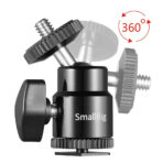 SmallRig Camera Hot Shoe Mount with 1/4″-20 Screw Ball Head (2-Pack) 2059