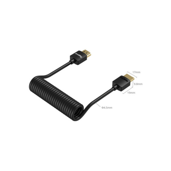 SmallRig Coiled HDMI Data Cable (3.9") 4963