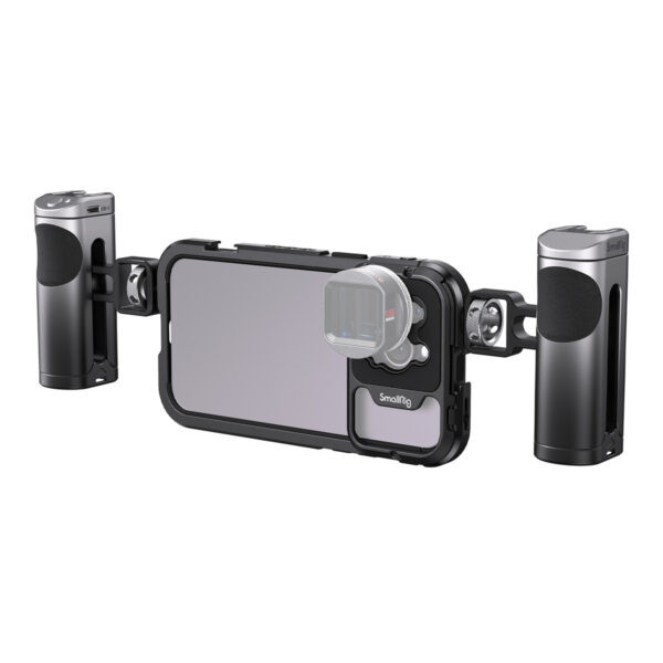 SmallRig Mobile Video Cage Kit (Dual Handheld) for iPhone 14 Pro Max 4078