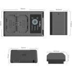 SmallRig NP-FZ100 Kit with 2 Batteries and 2-Bay USB Charger SmallRig NP-FZ100 Camera Battery and Charger Kit 3824B