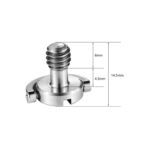 SmallRig Quick Release Camera Screw with D-Ring (1/4"-20, Pair) 838