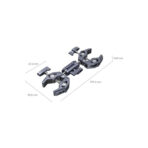 SmallRig Super Clamp with Double Crab-Shaped Clamps 4103B
