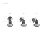 SmallRig Swivel and Tilt Adjustable Monitor Mount with Cold Shoe Mount 2905B