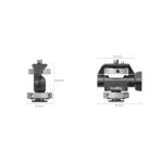 SmallRig Swivel and Tilt Adjustable Monitor Mount with Cold Shoe Mount 2905B