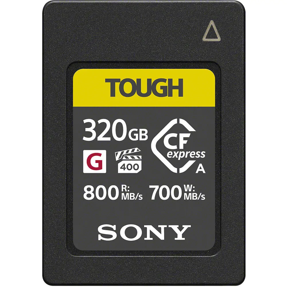 Sony 320GB CFexpress Type A TOUGH Memory Card 1 Sony 320GB CFexpress Type A TOUGH Memory Card