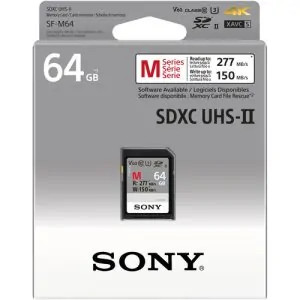 Sony 64GB SF-M UHS-II SDXC Memory Card