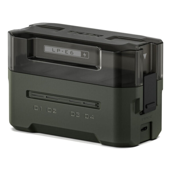 Tilta Portable Charging Station for LP-E6 Batteries (Green) TBC-E6-GN
