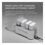 Tilta Portable Charging Station for NP-FZ100 Batteries (Off-White) TBC-FZ100-OW
