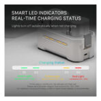 Tilta Portable Charging Station for NP-FZ100 Batteries (Off-White) TBC-FZ100-OW