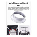 Triopo KD3-60×90 Quick-Mount Softbox with Grid - Bowens Mount (60×90cm)