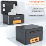 ZGCINE Charging Case for Select GoPro Batteries (PS-G10Kit3)