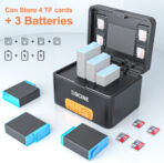ZGCINE Charging Case for Select GoPro Batteries (PS-G10Kit3)