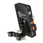ZGCINE V-Mount Battery Plate with 15mm Rod Clamp and Adjustable Arm (VM-VP1 Kit3)